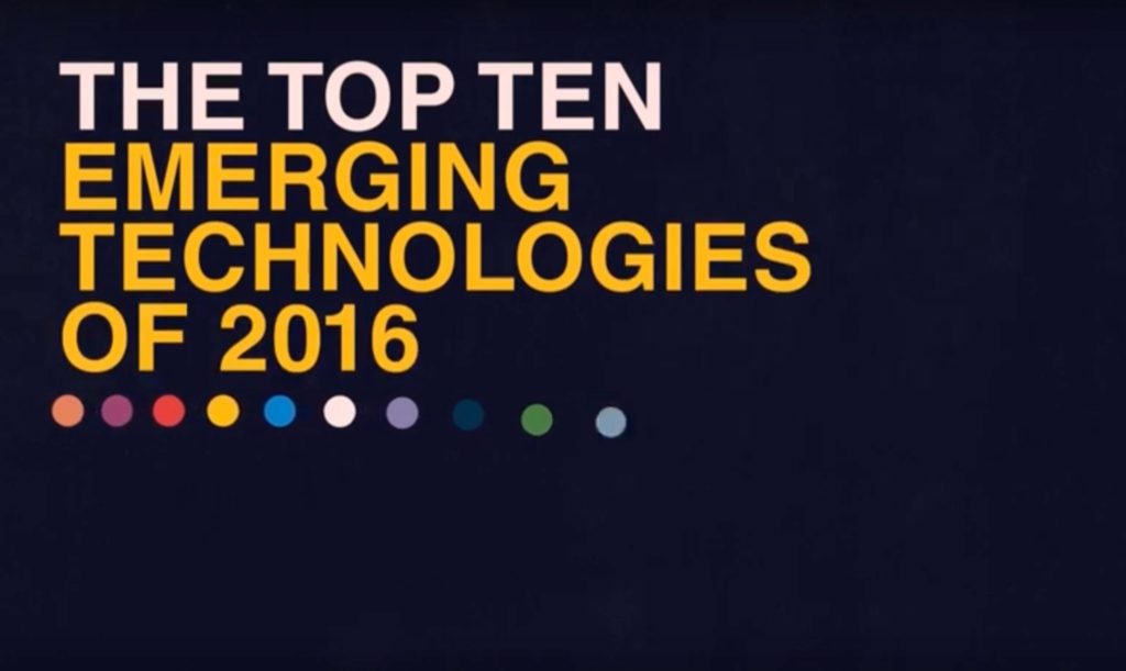 WEF's Top 10 Emerging Technologies for our Future