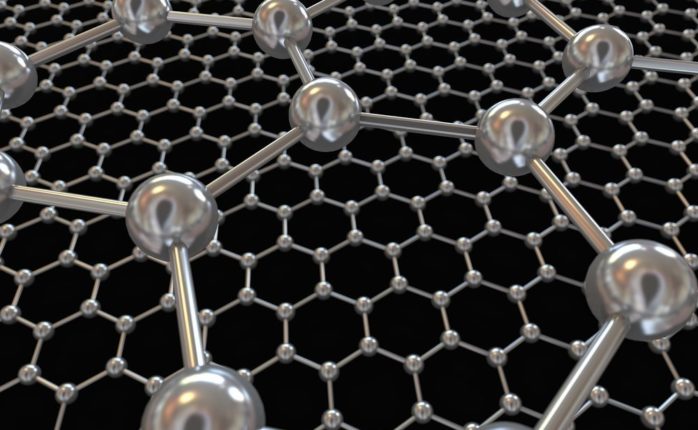 Rendering of Graphene's Atomic Structure | Antoine2K | Shutterstock.com