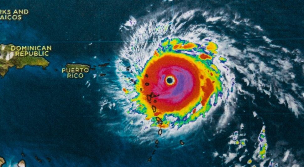 Hurricane Irma off the coast of Puerto Rico | NASA | Trong Nguyen | Shutterstock.com