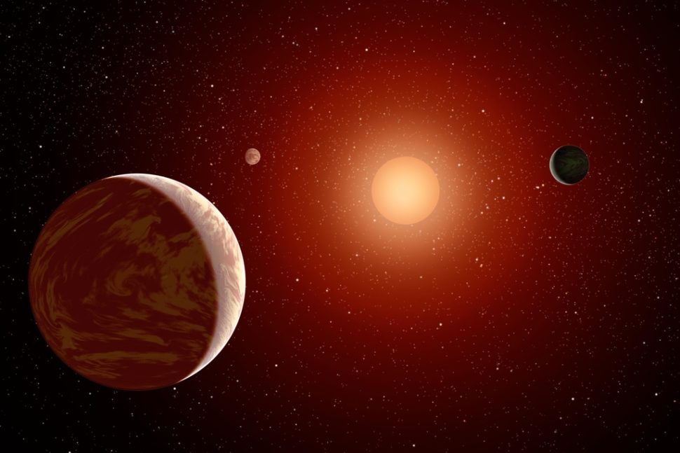 Artist’s impression of a M dwarf star surrounded by planets. | NASA | nai.nasa.gov
