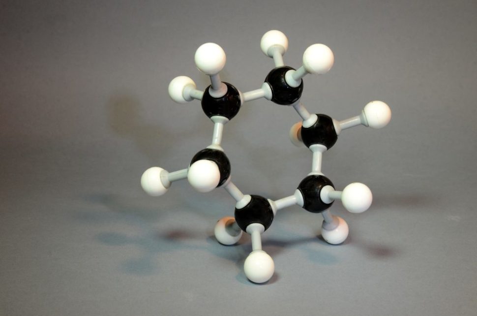 Model of a benzene molecule | Kim Christensen | Shutterstock.com