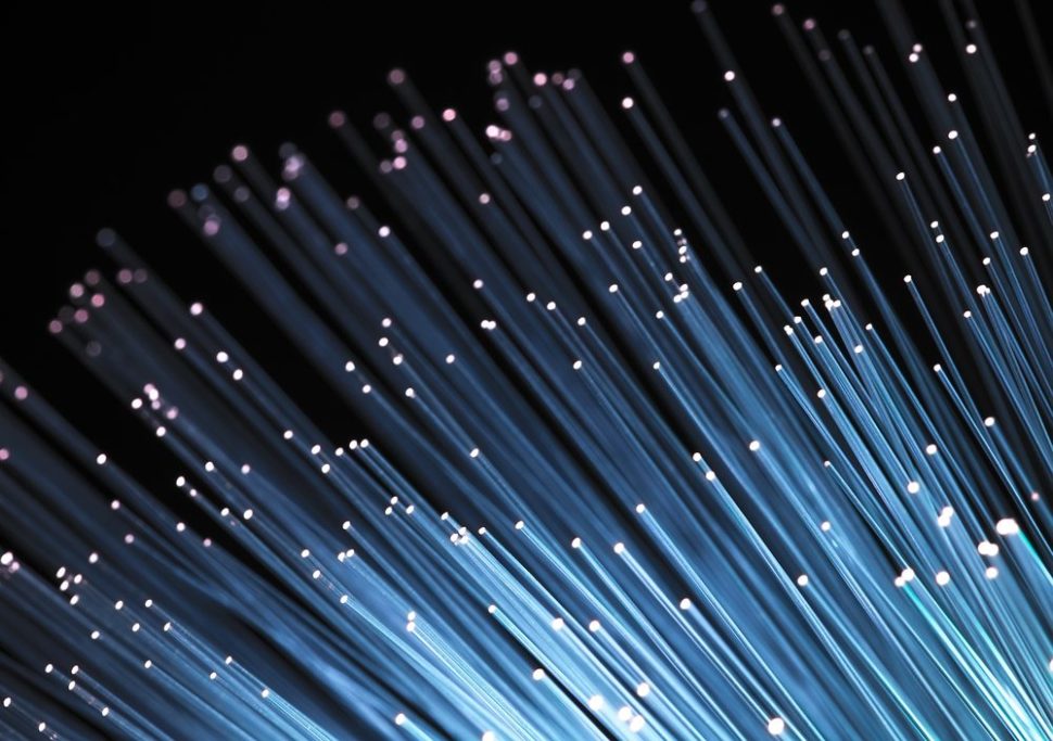 Closeup of optical fibers | Asharkyu | Shutterstock.com