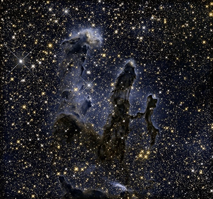 The Pillars of Creation are one of the most interesting celestial entities yet found by humanity. Now, they may give us insight into something more interesting -- how stars are formed. | Image via spacetelescope.org