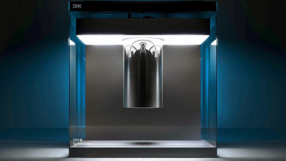 The first commercial quantum computer, the IBM Q System One | IBM Research Lab