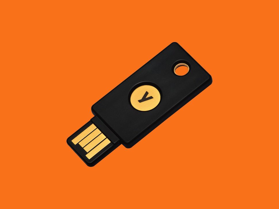 This new physical security key could significantly reduce the risk of hacking threats. ¦ Image via yubikey