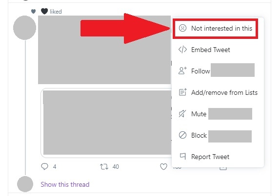 How to make your twitter likes private