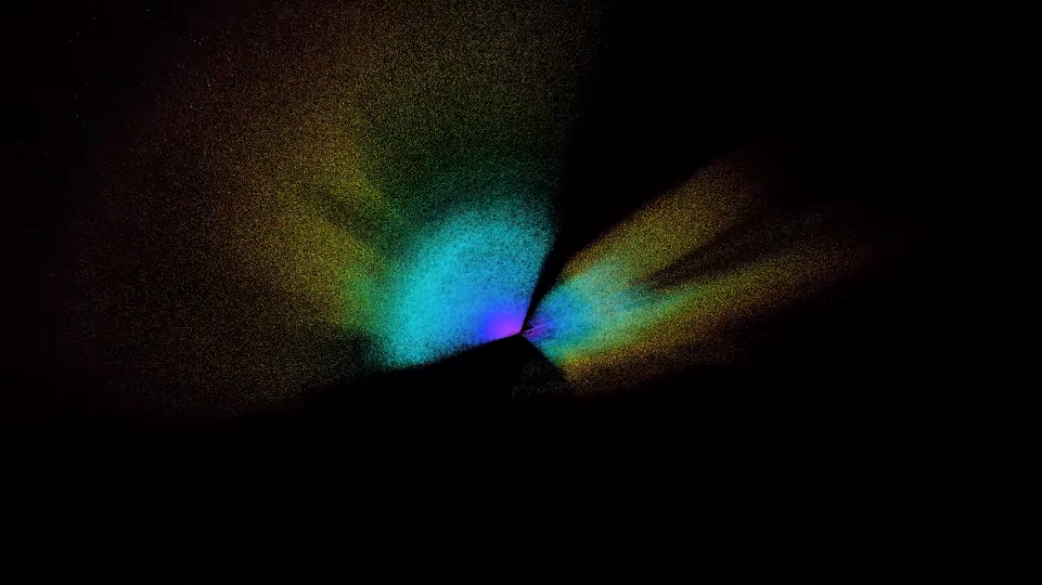 Screenshot taken from the video released by the Sloan Digital Sky Survey.